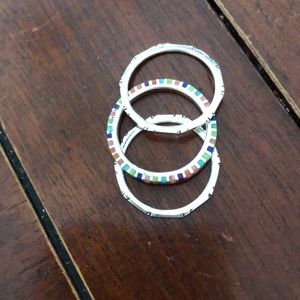 Sterling silver 3-piece ring set